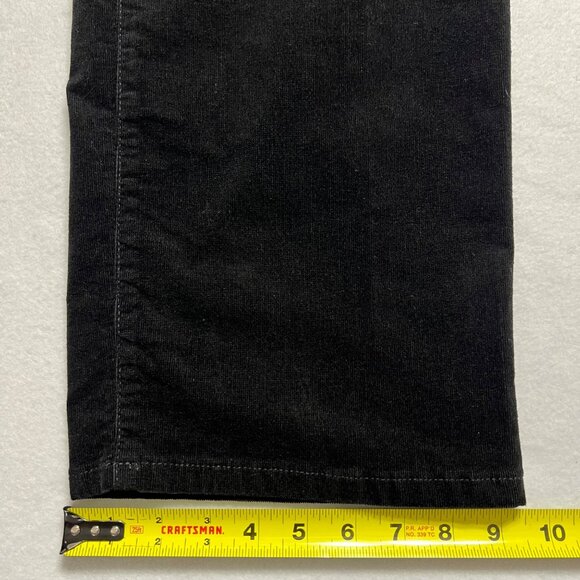 St. Johns Bay Women's Black Corduroy Pants Plus Size 24W Straight Stretch NWT - Picture 11 of 12